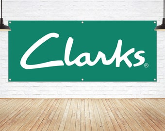 CLARKS Shoe Brand Vinyl Banner: Retail Store Sign