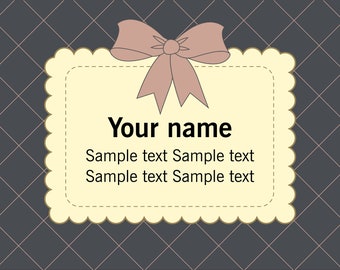 500 Vintage Style Personalized Business Cards: Thick Card Stock