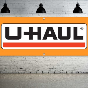 USA U-HAUL 両面看板 UHAUL Logo Vinyl Banner: Moving and Storage Sign - Etsy