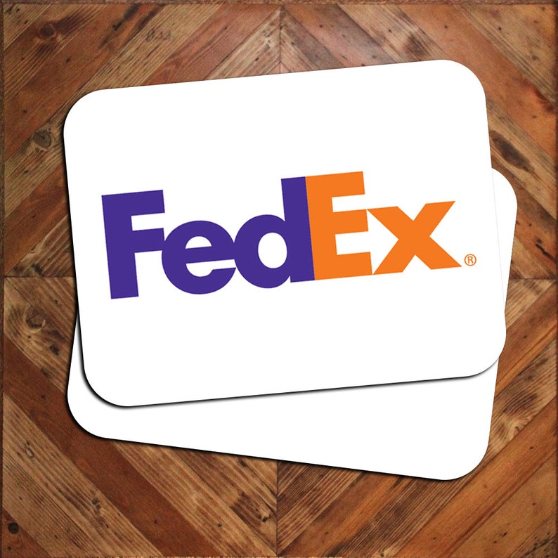 Pair 2 of Fedex Logo Car Signs 9x12 or Etsy