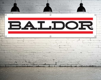 BALDOR Motors Vinyl Banner Sign: 15oz Blockout Material
