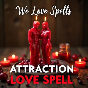 Attraction Love Spell | Custom Romance & Desire Spell Casting | Manifest True Love Now