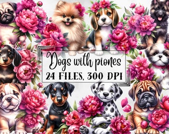Dog clipart, dogs clipart, puppy clipart, dogs lover, Sublimation design download, Digital design