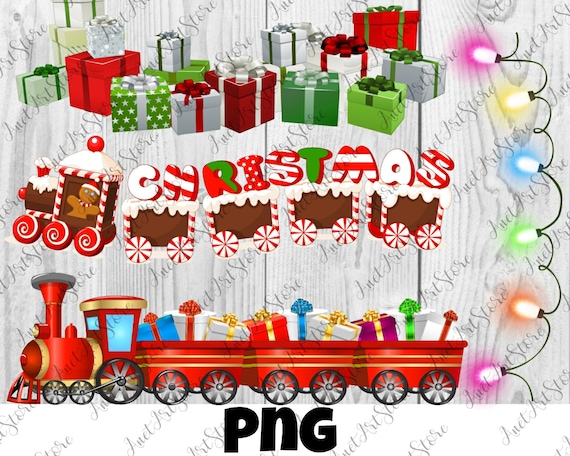 Новогодние Украшения PNG Клипарт, Новогодний Декор Цифровая Печать.