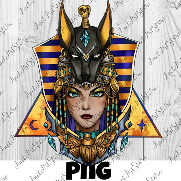 Egyptian women PNG clipart, Cleopatra png, animal png, abstraction png, digital print, file digital download, Instant Download