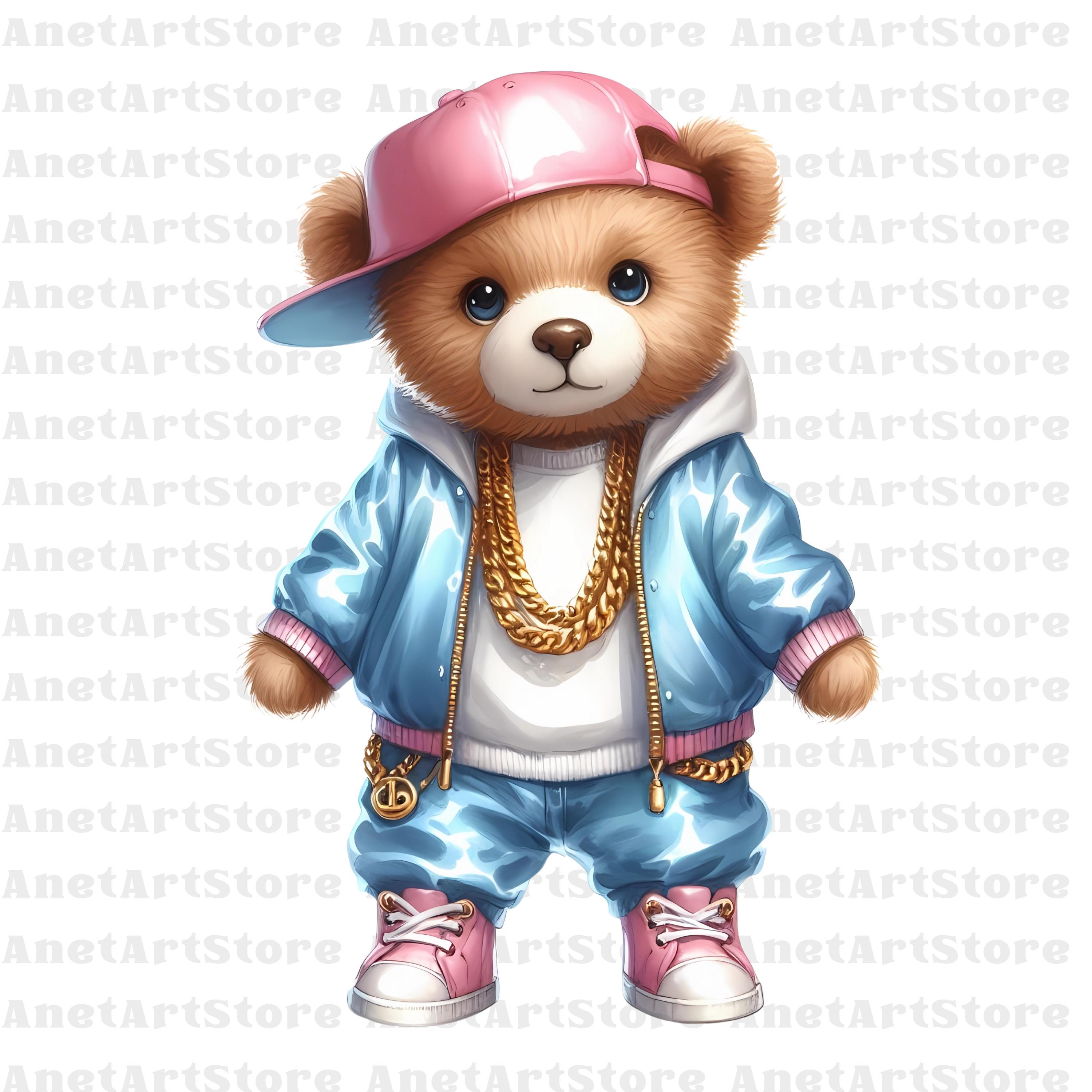 Bear Clipart, Teddy Bear Clipart, Hip Hop Clipart, Dancer Png, Cool ...