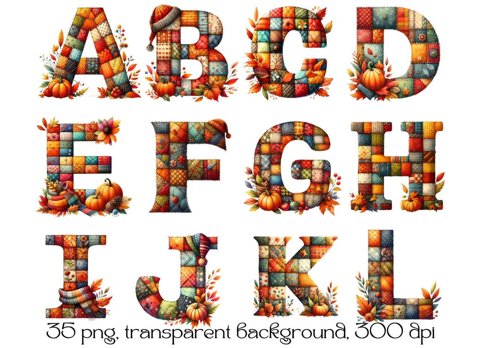 Fall Alphabet Numbers Alphabet Clipart Fall Alphabet Autumn Alphabet Fall Letters Autumn ...