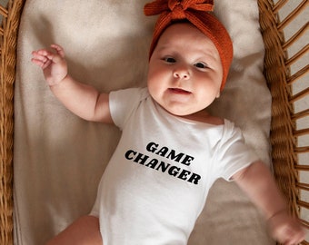 Game Changer Baby Onsie, New baby Bodysuit, Newborn Gift, Newborn onsie, Baby Shower Gift, Newborn Baby Bodysuit, Funny Baby Onsie
