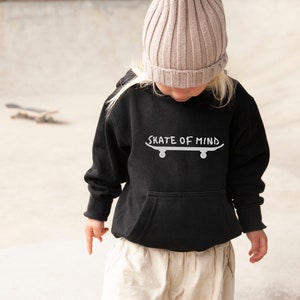 Kids Skate Hoodie, Skater Kid Gift, Skateboarding Hoodie, Skate Of Mind Kids Hoodie, Skater Boy Gift, Skater Girl Gift, Skate Christmas Gift image 1