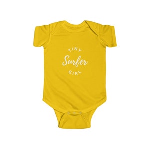 Surf Baby Onsie, Surfer Girl Baby Bodysuit, Surfer baby Gift, Surfer Baby Girl image 6