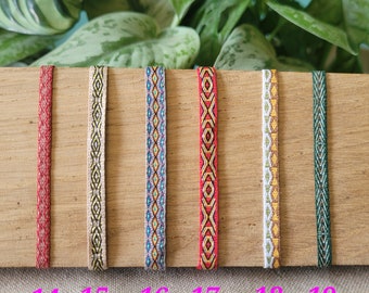 BOHO Unisex Bracelet Wristband Braided Jewelry Pattern Adjustable Rope Handwoven Bohemian Pulsera Friendship Cloth Bracelets Women Men