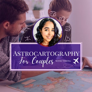 Astrokartographie-Lesung - Reise- und Umzugsvorhersage für Paare - 3 Städte + Timing