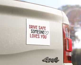 Safe Drive Car Magnet – Personalized & Funny Car Magnet for Road Trips,  New Driver Gift