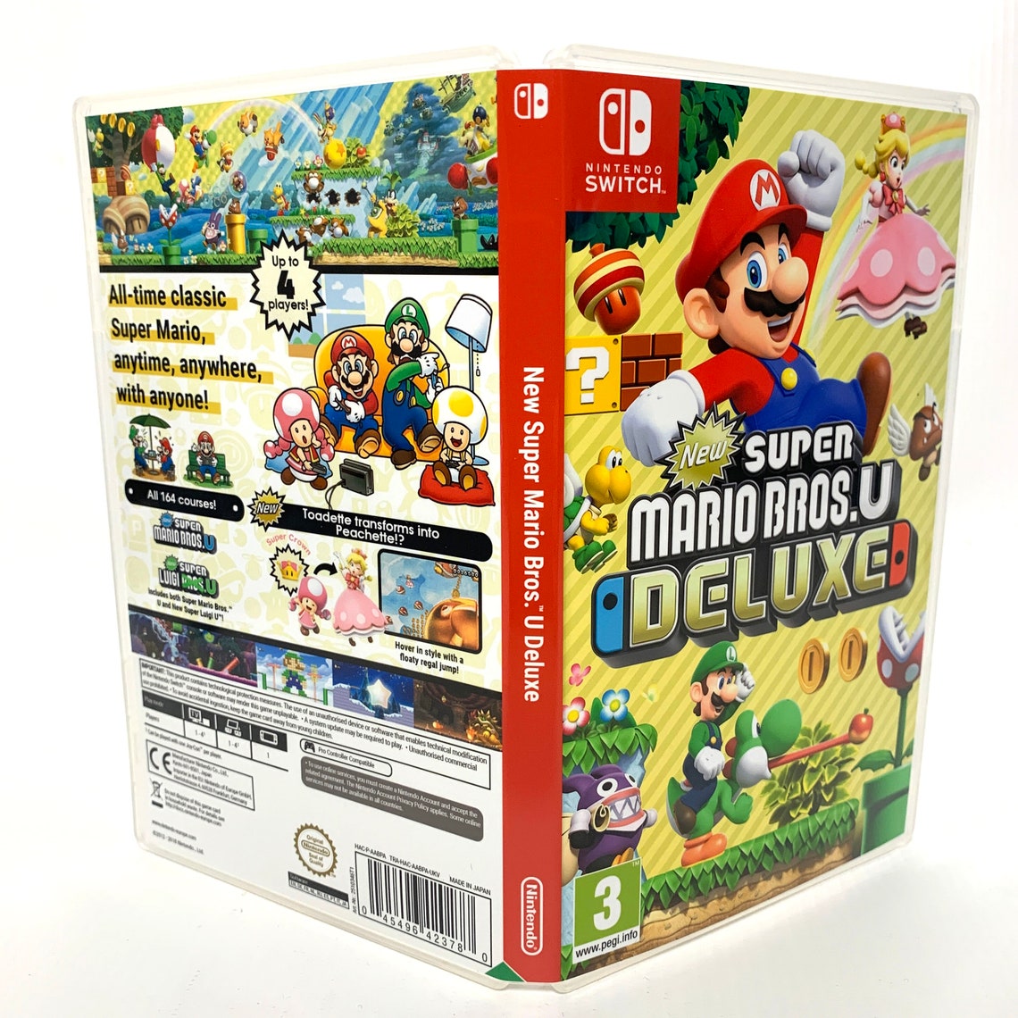 New Super Mario Bros U Deluxe Reproduction Box Only No