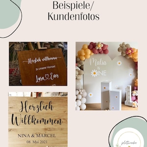 Personalized stickers, lettering, vinyl film, labels, stickers, custom text, name tags, wedding, numbers image 9