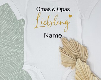 Babybody kurzarm personalisierbar, Mini Nachname Body, Baby Nachname, Mini Body, Baumwollbody, Babygeschenk, Geburtsgeschenk, personalisiert