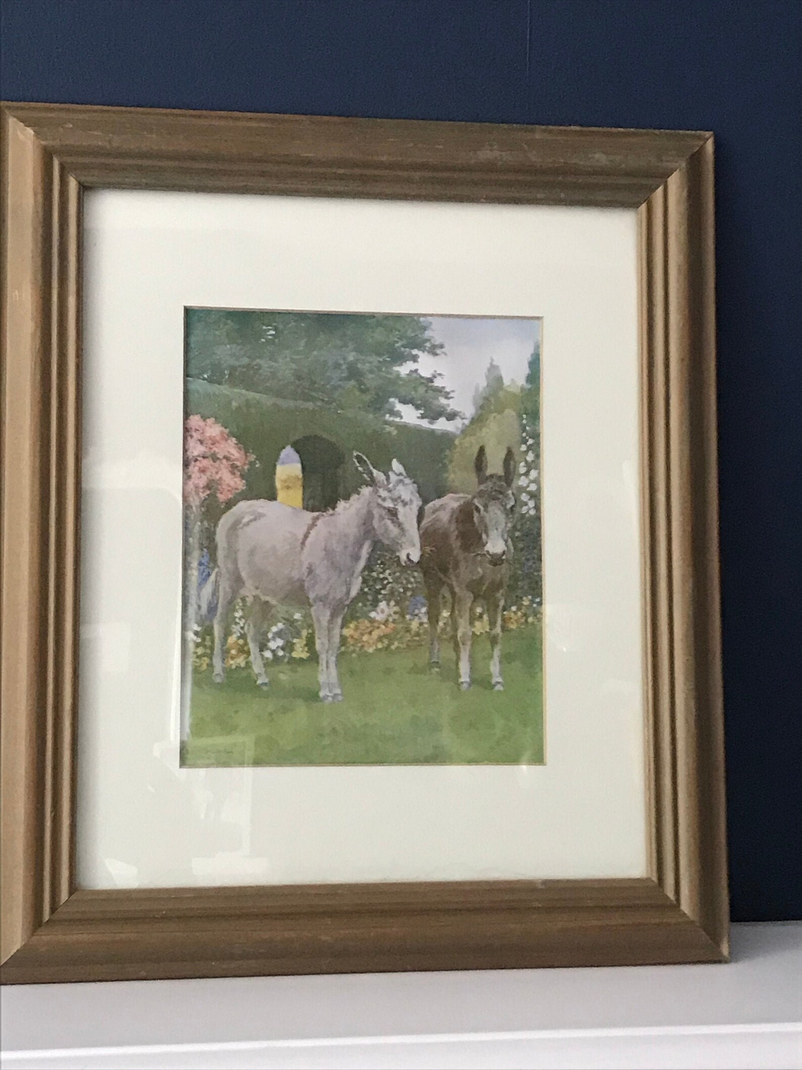 Equine art print Antique Framed Art Print 1932. G D Etsy