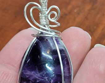 Custom crystal Pendent, Made to order, Crystal jewelry, wire wrapped, necklace, crystals. Personalized pendent, gift,