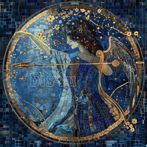 Schütze Sternzeichen Digitaldruck für Zuhause, Astrologie Wandkunst, Horoskop Druck, Sternbild Poster, Schütze Sternzeichen, Individuelle Sternenkarte