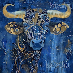 Stier Sternzeichen Digitaldruck, Astrologie Druck, Stier Wandkunst, Sternbild Dekor, Sternbild Poster, Stier Geschenk, Personalisierte Sternenkarte