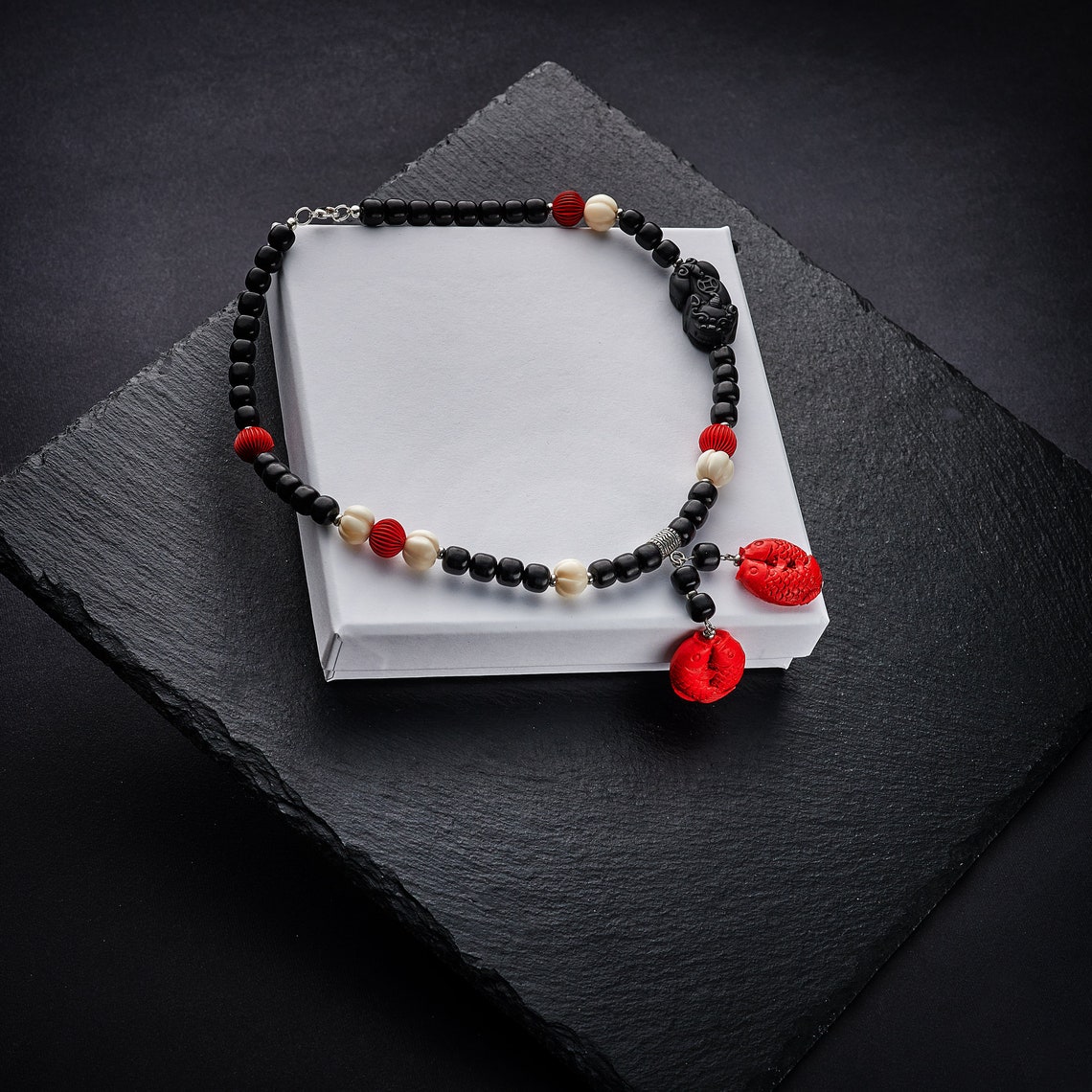 Japan style necklace. Asia style necklace. Gift for her. Etsy