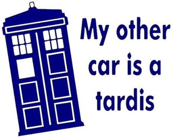 My Other Car Is A Tardis Sticker – QQRPPZ