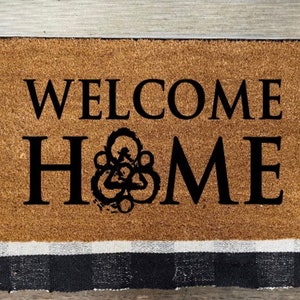 Coheed and cambria, doormat, welcome mat, farmhouse, music, welcome home, housewarming, birthday, gift, Father’s Day, boyfriend gift, metal