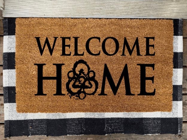 Coheed and cambria, doormat, welcome mat, farmhouse, music, welcome home,  housewarming, birthday, gift, Father’s Day, boyfriend gift, metal