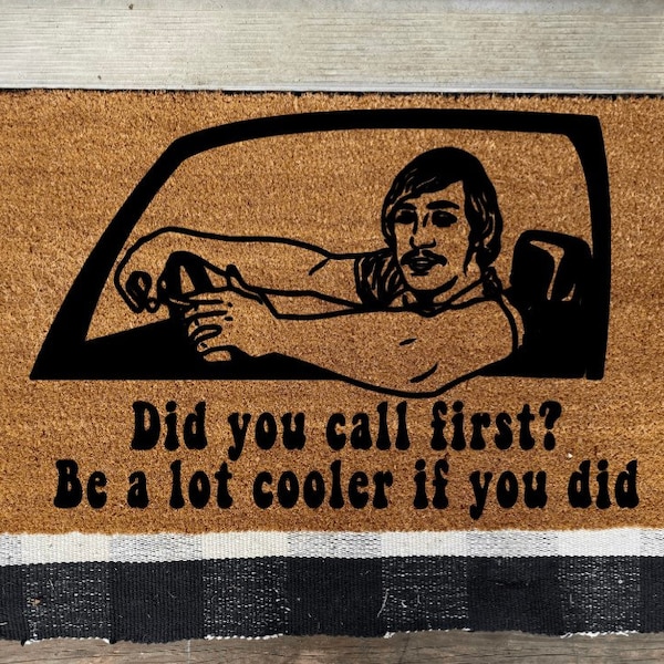 Wooderson, dazed and confused, alright alright alright, doormat, welcome mat, funny, gift, housewarming, birthday, matthew mcconaughey, 70s