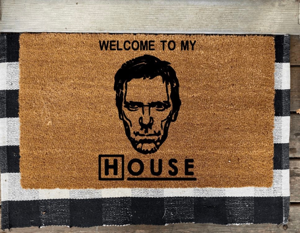 House, House MD, Hugh Laurie, Tv Show, Doormat, Welcome to My