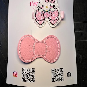 Cartoon characters hair clips, toddler clips, infant piggie sets