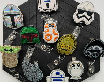 Star Wars badge reels, badge reels, ID reels