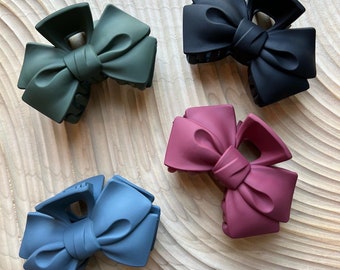 Fermaglio per capelli con fiocco grande: elegante fermaglio francese