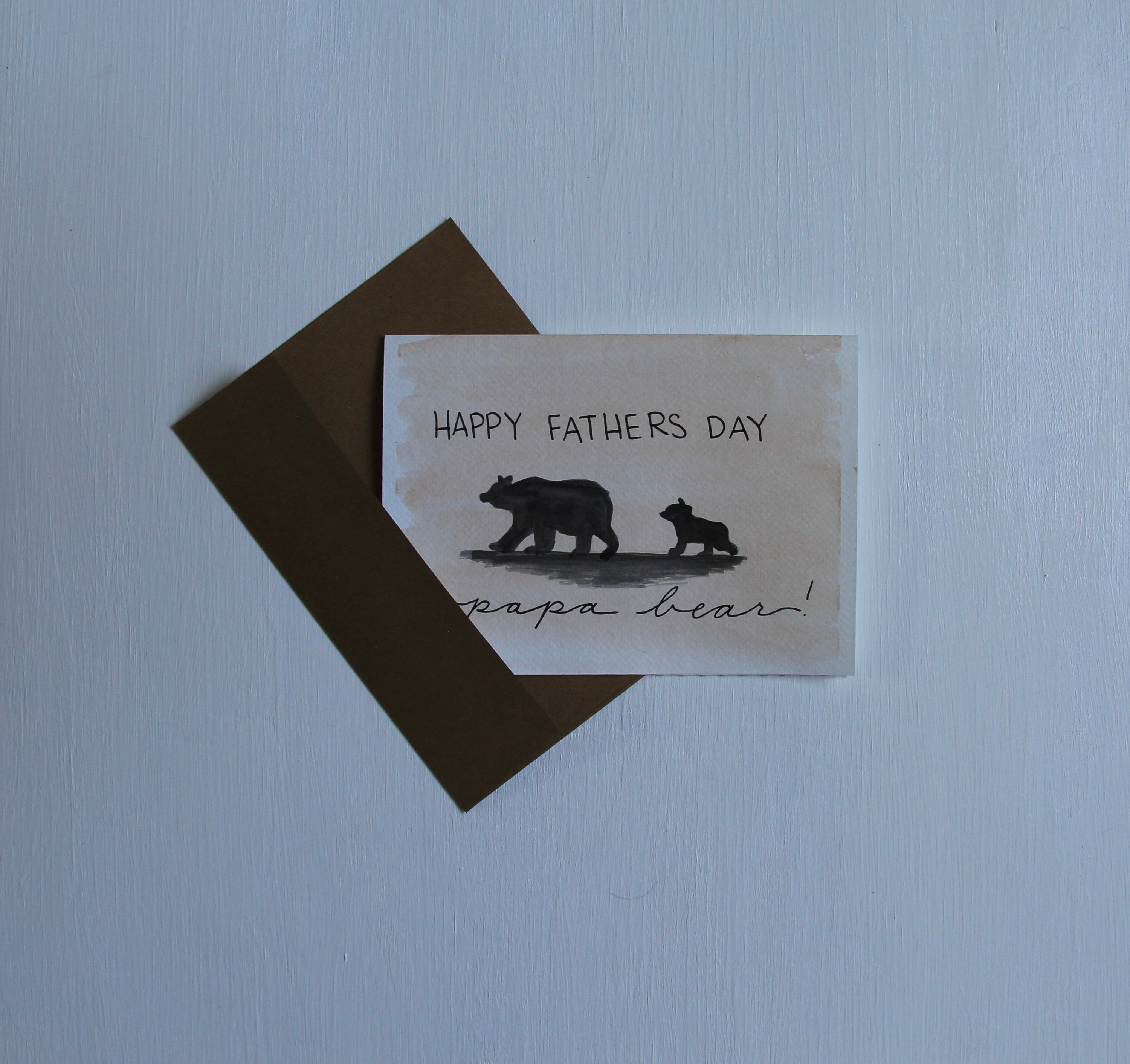 Papa Bear Father’s Day Card - Etsy