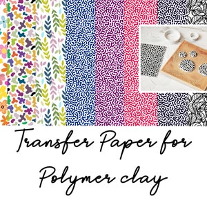 Carta transfer per pasta polimerica (Fimo, Cernit, Sculpey) #5