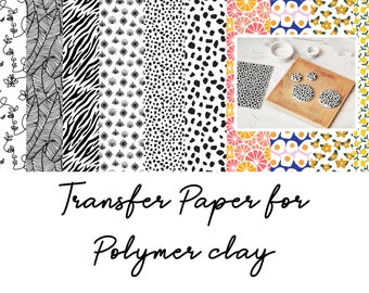 Papier transfert pour pâte polymère (Fimo, Cernit, Sculpey) #2