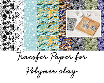 Papier Transfert pour Pâte Polymère (Fimo, Cernit, Sculpey) #6