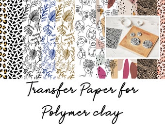 Transferpapier für Polymer Clay (Fimo, Cernit, Sculpey) #4