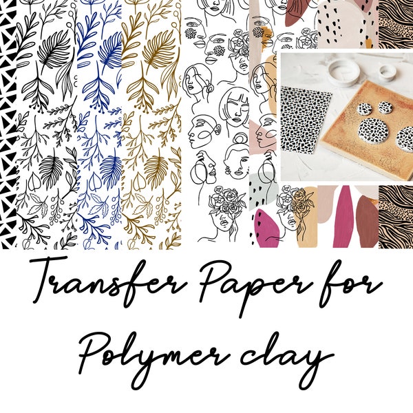 Papier Transfert pour Pâte Polymère (Fimo, Cernit, Sculpey) #4