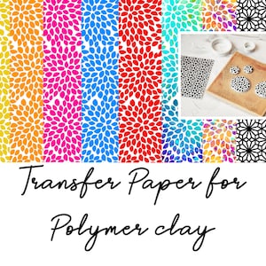 Carta transfer per argilla polimerica (Fimo, Cernit, Sculpey) #7