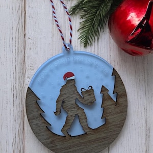 Don&#39;t Stop B believe Sasquatch Ornament - Weihnachtsdekoration - Don&#39;t Stop B believe
