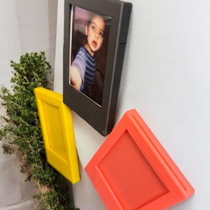 Magnetic Instax Mini Photo Frame | 3D Printed Picture Holder for Fridge, Locker, Office | Fun Gift for Polaroid Photos