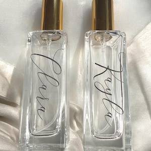 Flacone di profumo personalizzato inciso al laser: regalo ricordo per la damigella d'onore