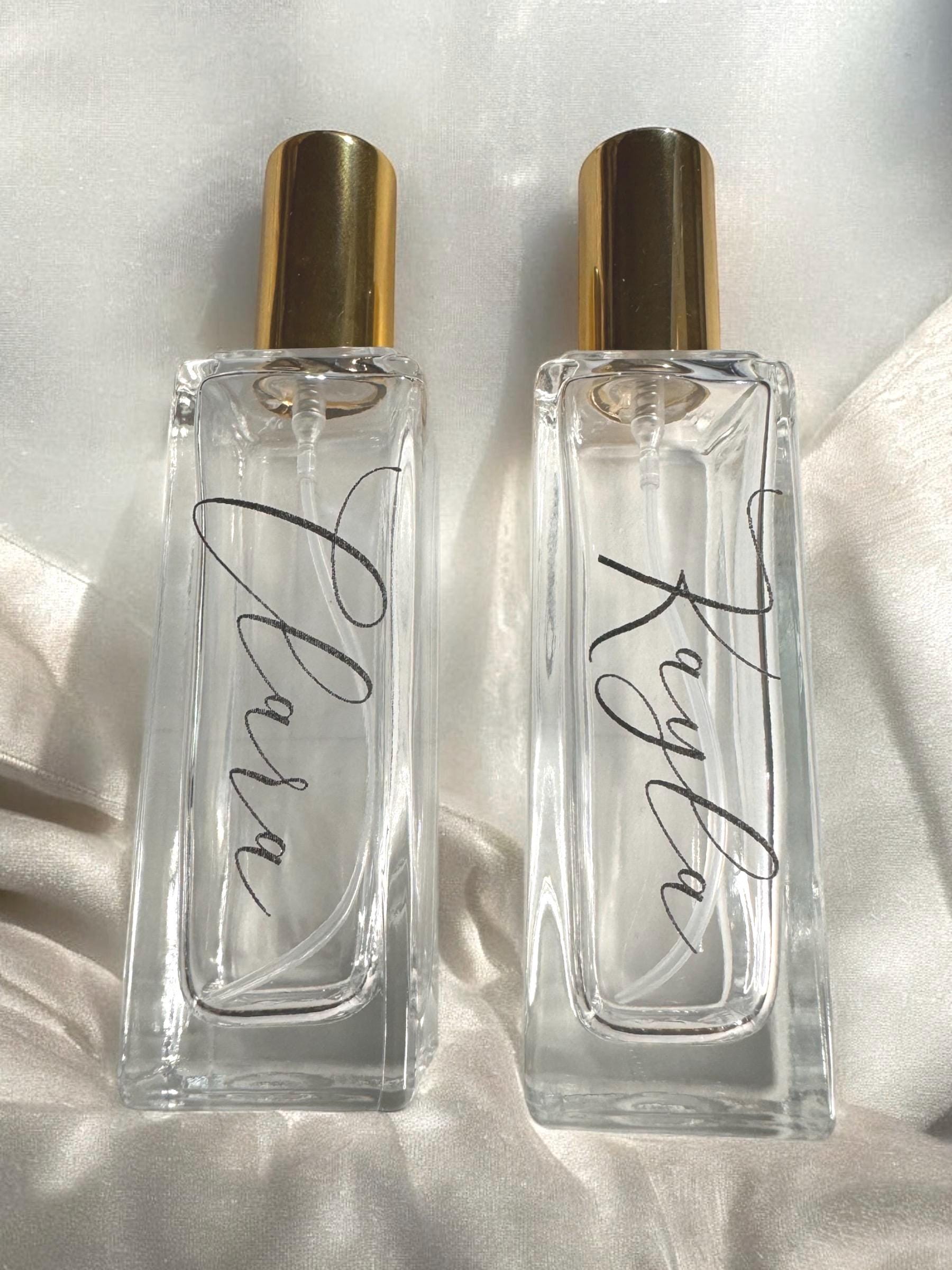 Personalized Laser Engraved Perfume Bottles - Perfect Bridesmaid & Mother of the Bride Gifts