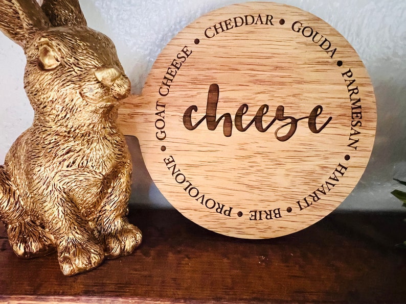 This adorable miniature charcuterie board will give any kitchen or dining area a sweet and personalized touch. These are small and Measure 5” Wide x 6.75” Tall.