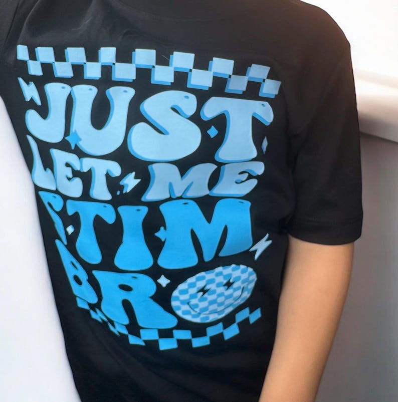Autism Awareness T-shirt - Fun 'just Let Me Stim Bro' Design - Custom ...