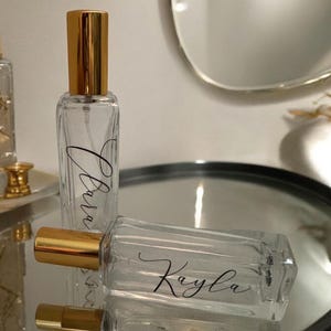 Flacone di profumo personalizzato con incisione: bomboniera per damigella d'onore