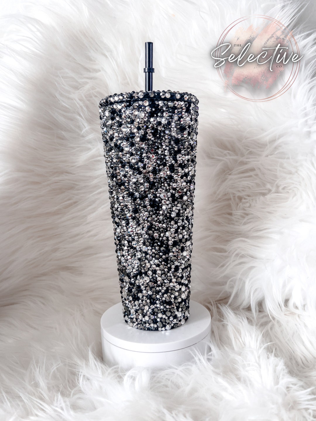 Rhinestone Tumbler 24 Oz Acrylic Rhinestone Tumbler Made With High