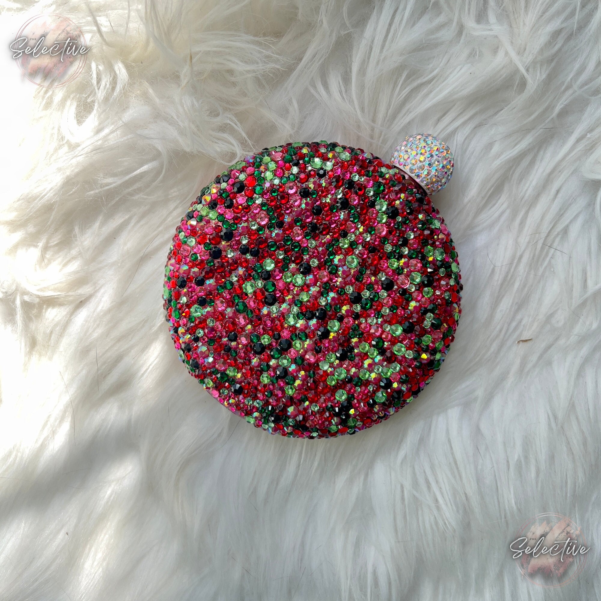 WATERMELON Pink Green BUBBLEGUM BEADS 20mm - #38 - Chunky Beads