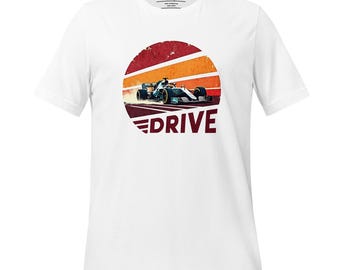T-shirt F1 Sunset: cadeau voor liefhebber van motorsportraces